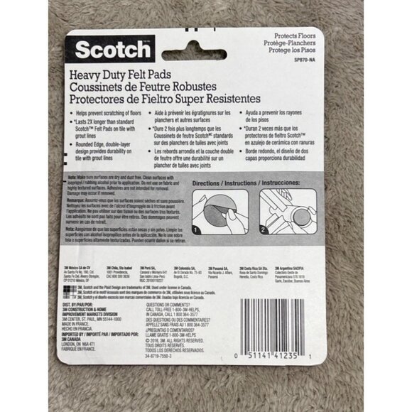 Assorted Furniture Surface Protector Pads Felt Silicone 139 Pieces New - Picture 7 of 11